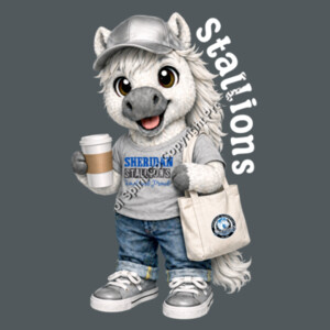 Sheridan Stallions-07A-002-Adult - Heavy Blend Crewneck Sweatshirt Design