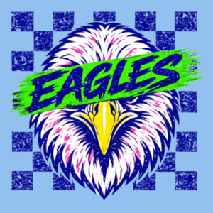 Eagles Retro T20-08 - Youth Cooling Performance Short Sleeve Tee Design