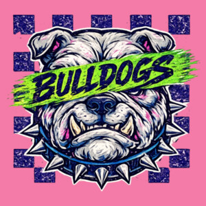 Bulldogs Retro T20-007 - Adult Softstyle ® T Shirt Design