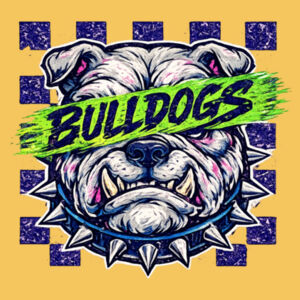 Bulldogs Retro T20-007 - Youth Heavy Cotton 100% Cotton T Shirt Design