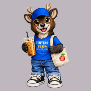 Buck Mascot 05A-500 - Youth Cooling Performance Short Sleeve Tee Design