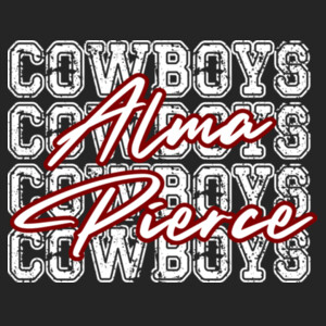 Cowboys Alma Pierce 02-002 - Youth Cooling Performance Short Sleeve Tee Design