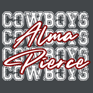 Cowboys Alma Pierce 02-002 - Adult Cooling Performance Long Sleeve Tee Design