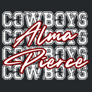 Cowboys Alma Pierce 02-002 - Adult Softstyle ® T Shirt Design