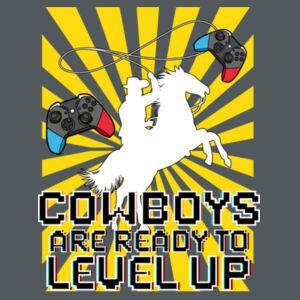 Level up Cowboys 02-006 - Heavy Blend Crewneck Sweatshirt - Heavy Blend Crewneck Sweatshirt Design