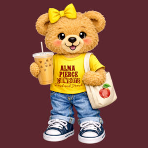 Alma Pierce Bear 02-007 - Heavy Blend Crewneck Sweatshirt Design
