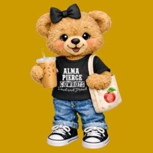 Alma Pierce Bear 02-008 - Youth Cooling Performance Short Sleeve Tee Design