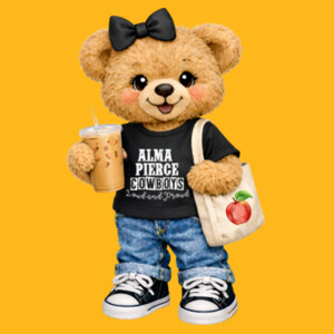 Alma Pierce Bear 02-008 - Adult Softstyle ® T Shirt Design