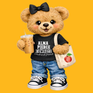 Alma Pierce Bear 02-008 - Youth Heavy Cotton 100% Cotton T Shirt Design