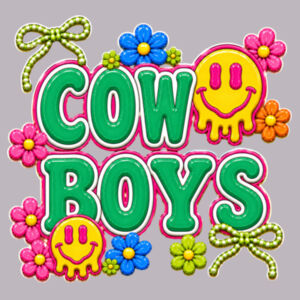 Cowboys Groovy 02-009 - Youth Cooling Performance Short Sleeve Tee Design
