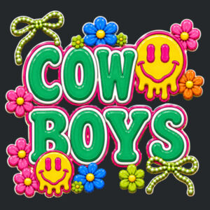Cowboys Groovy 02-009 - Adult Softstyle ® T Shirt Design