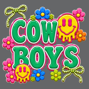 Cowboys Groovy 02-009 - Heavy Blend Crewneck Sweatshirt Design