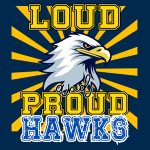 Loud & Proud Hawks - Youth Cooling Performance Short Sleeve Tee Design