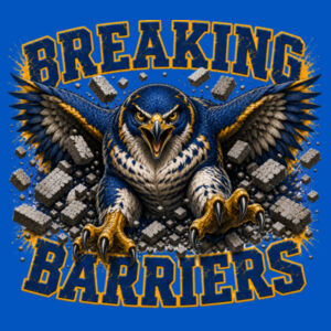 Breaking Barriers Hawks 02-309 - Youth Cooling Performance Short Sleeve Tee Design