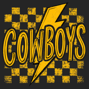 Cowboys Thunderbolt 02-010 - Youth Cooling Performance Short Sleeve Tee Design