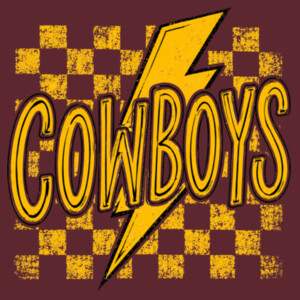 Cowboys Thunderbolt 02-010 - Youth Heavy Cotton 100% Cotton T Shirt Design