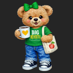 DJG Bear 02-500 - Adult Cooling Performance Short Sleeve Tee Design