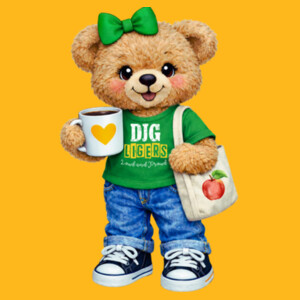 DJG Bear 02-500 - Adult Softstyle ® T Shirt Design
