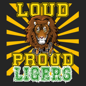 Loud & Proud Ligers  - Youth Cooling Performance Short Sleeve Tee Design