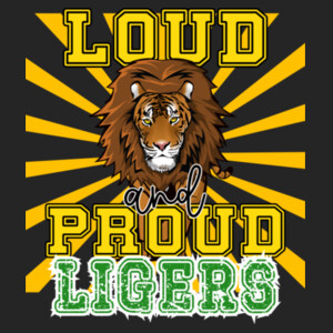Loud & Proud Ligers  - Youth Cooling Performance Short Sleeve Tee Design