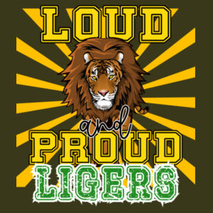 Loud & Proud Ligers  - Adult Cooling Performance Long Sleeve Tee Design