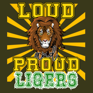 Loud & Proud Ligers  - Adult Cooling Performance Long Sleeve Tee Design