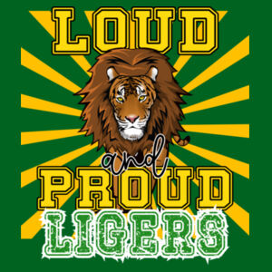 Loud & Proud Ligers  - Adult Cooling Performance Short Sleeve Tee Design