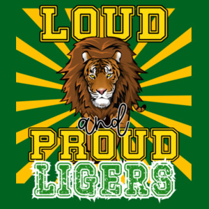 Loud & Proud Ligers  - Adult Cooling Performance Short Sleeve Tee Design