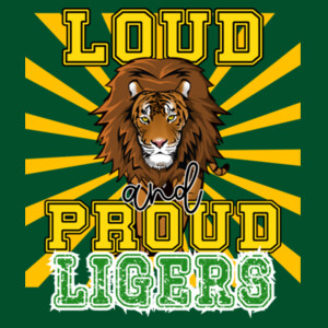 Loud & Proud Ligers  - Heavy Blend Crewneck Sweatshirt Design