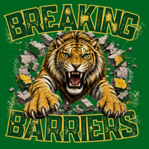 Breaking Barriers Ligers - Adult Cooling Performance Long Sleeve Tee Design