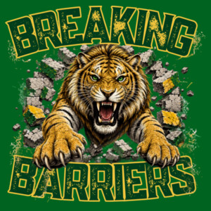 Breaking Barriers Ligers - Adult Cooling Performance Long Sleeve Tee Design