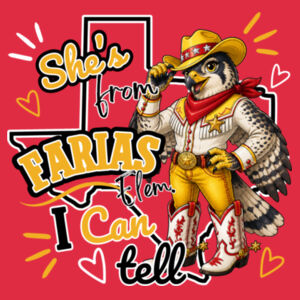 She's From Farias 02-606 - Adult Softstyle ® T Shirt Design