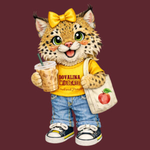 Dovalina Wildcat Mascot 02-102 Design