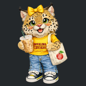 Dovalina Wildcat Mascot 20-102 - Heavy Blend Crewneck Sweatshirt Design