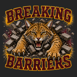 Breaking Barriers Wildcat 20-601 - Youth Cooling Performance Short Sleeve Tee Design