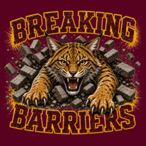 Breaking Barriers Wildcat 20-601 - Adult Cooling Performance Long Sleeve Tee Design