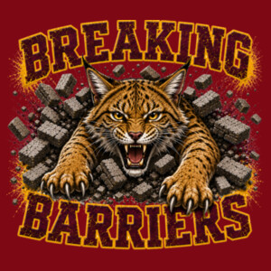 Breaking Barriers Wildcat 20-601 - Heavy Blend Crewneck Sweatshirt Design