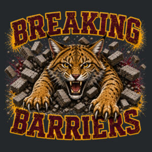 Breaking Barriers Wildcat 20-601 - Youth Heavy Cotton 100% Cotton T Shirt Design