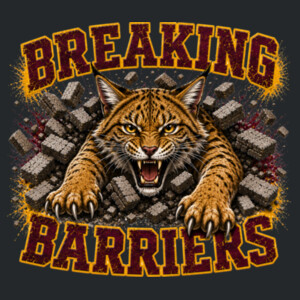 Breaking Barriers Wildcat 20-601 - Youth Heavy Cotton 100% Cotton T Shirt Design