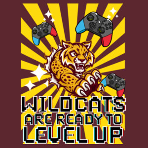 Level Up Wildcats Design