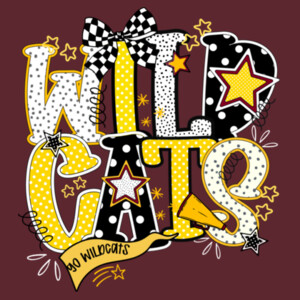 Wildcats Groovy 20-606 - Adult Softstyle ® T Shirt Design