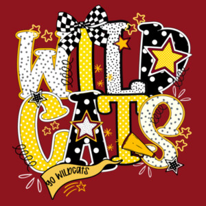 Wildcats Groovy 20-606 - Youth Heavy Cotton 100% Cotton T Shirt Design