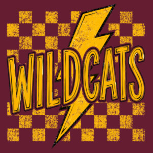 Wildcats Thunderbolt 20-607 - Heavy Blend Crewneck Sweatshirt Design