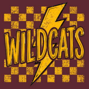 Wildcats Thunderbolt 20-607 - Youth Heavy Cotton 100% Cotton T Shirt Design