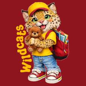 Wildcats Mascot 20-609 - Heavy Blend Crewneck Sweatshirt Design