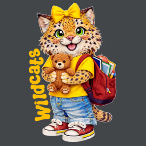 Wildcats Mascot 20-610 - Adult Cooling Performance Short Sleeve Tee Design