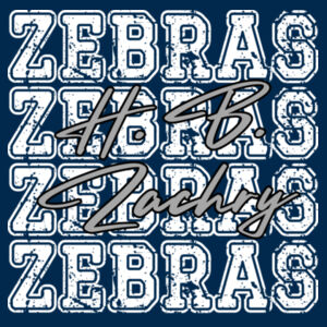 Zebras 4X 02-802 - Youth Cooling Performance Short Sleeve Tee Design