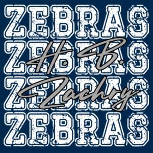 Zebras 4X 02-802 - Youth Cooling Performance Short Sleeve Tee Design
