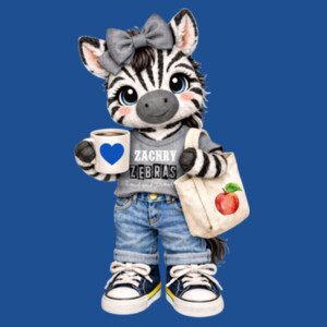 Zebra Mascot 02-804 - Heavy Blend Crewneck Sweatshirt Design