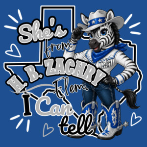She's From Zachry 02-805 - Adult Softstyle ® T Shirt Design